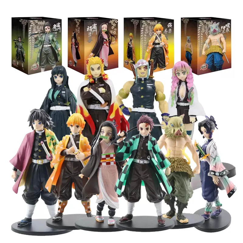 Demon Slayer Character Standing Set of Random 6