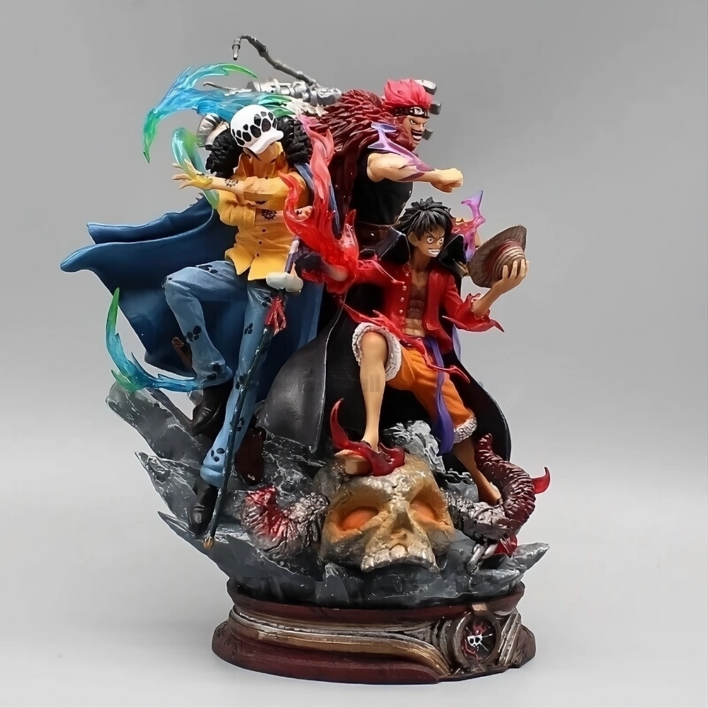 Three Captains Luffy Trafalgar D. Water Law Wano - One Piece - Figures ...