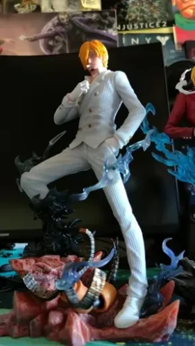 *LED*White Suit Smoking Battle Sanji | One Piece photo review