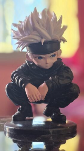 Satoru Gojo Squatting Anime Collectible Toys Gift | Jujutsu Kaisen photo review