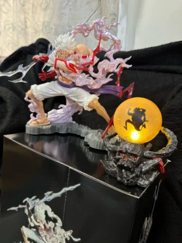 Luffy Gear 5 Thunder Strike In Hand With Onigashima Lamp | One Piece photo review